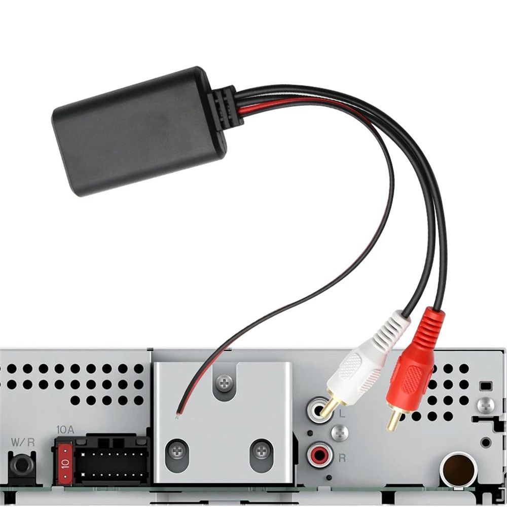 Duurzaam Auto Audio Input Auto Play Draadloze Muziek Stereo Radio Bluetooth Ontvanger Ontvanger Module Aux Ontvanger 2 Rca Kabel