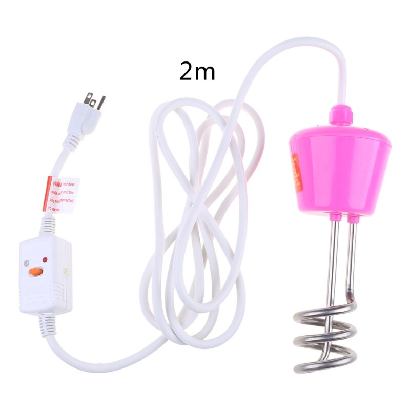 Protable 1500W Electric Water Heater Floating Spiral Immersion Heating Element