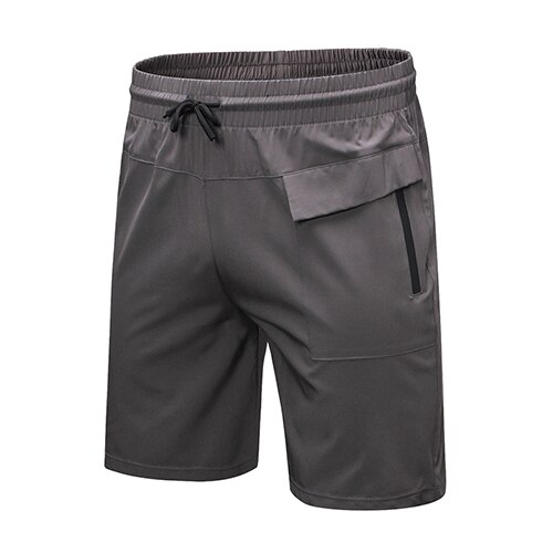 neue Fitnessstudio kurze Hose Männer Surfen Ausbildung FußBall Spandex Atmungs Joggen Tasche trainieren Crossfit Laufen kurze Hose männer: grau / M