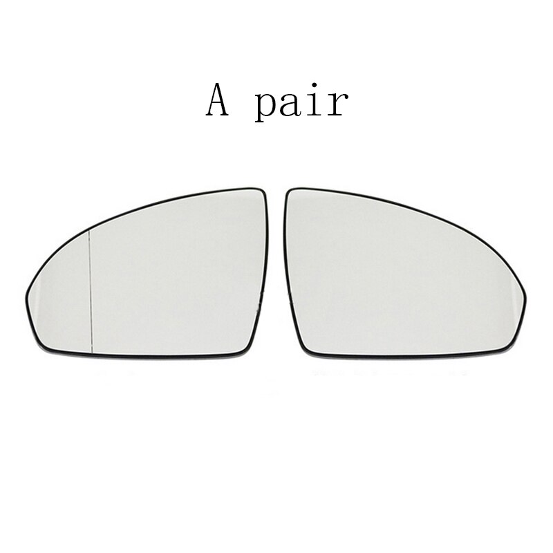 Auto Wide Angle Left Right Heated Wing Rear Mirror Glass for SMART FORTWO: A pair