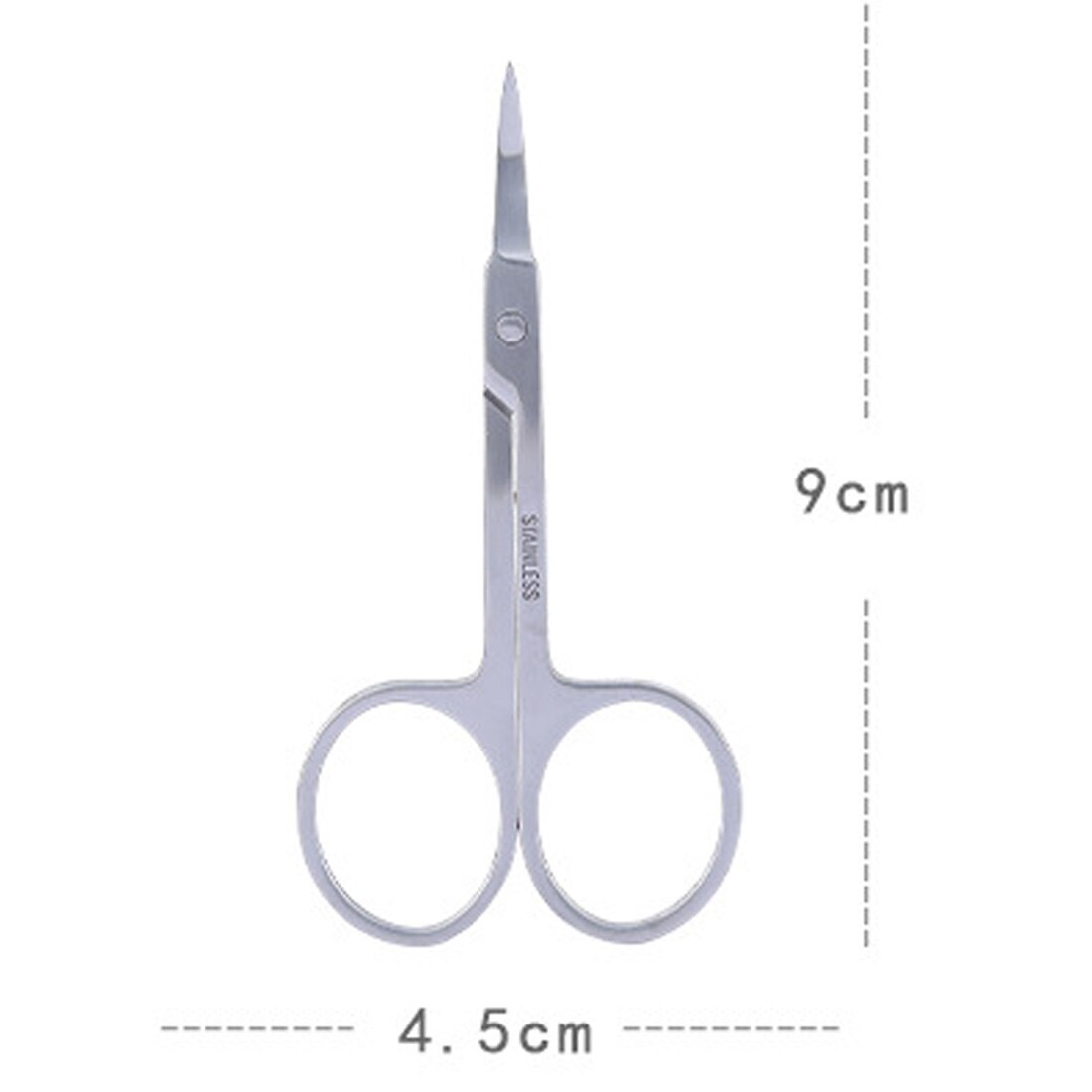 Stainless Steel Sharp Tip Eyebrow Makeup Scissors Manicure Face Hair Trimming Tweezer Scissors Make Up Beauty Tool