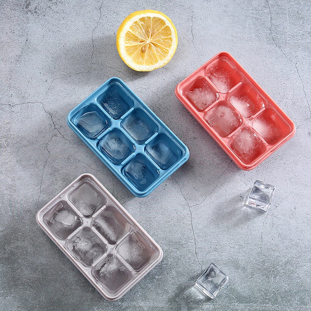 3pcs/set Ice Cube Molds Non-stick DIY Ice Ball Trays Plastic Chocolate Making Moulds Color Random Soft Base