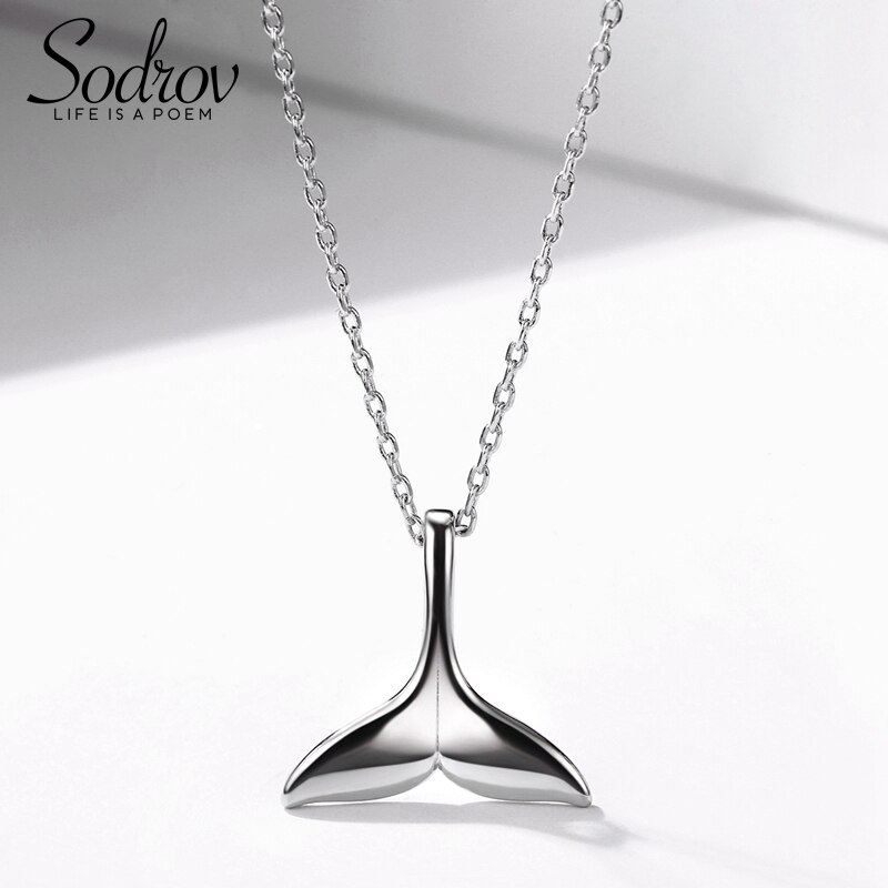 SODROV 925 Sterling Silver Shell Mermaid Stud Earring for Women Fine Party Jewelry HE050 brincos