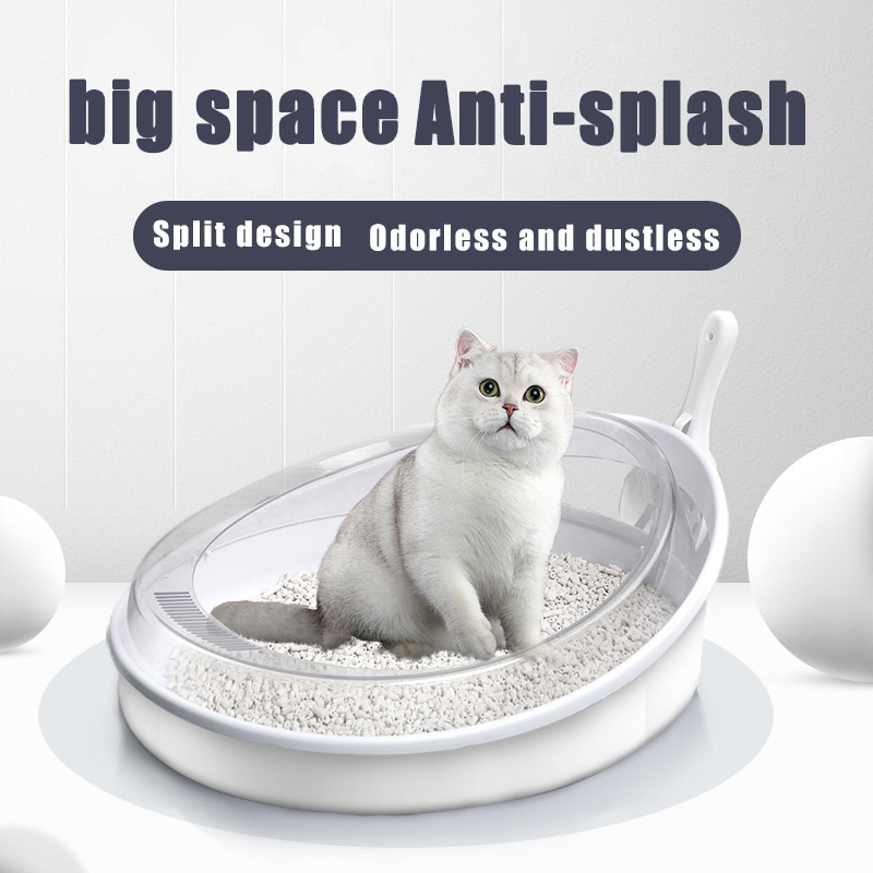 Kæledyr toilet sengepanel plast sandkasse anti stænk katte kuld kasse katte hund bakke killing hund ren toilet hjem forsyninger kæledyr bakke  ct901