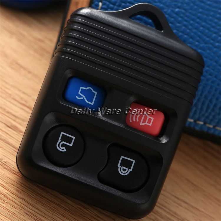 Car Replacement 4Buttons Keyless Entry Remote Fob Transmitter Clicker Beeper Alarm Car Case Shell Cover for Ford Key Smart Locks
