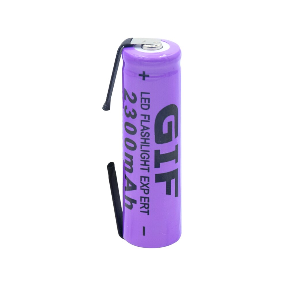 1/2/4 Pcs 3.7V 14500 2300mAh Lithium Li-ion Batteries Long Lasting 14500 Torch Flashlight Replacment Battery: 1 pieces