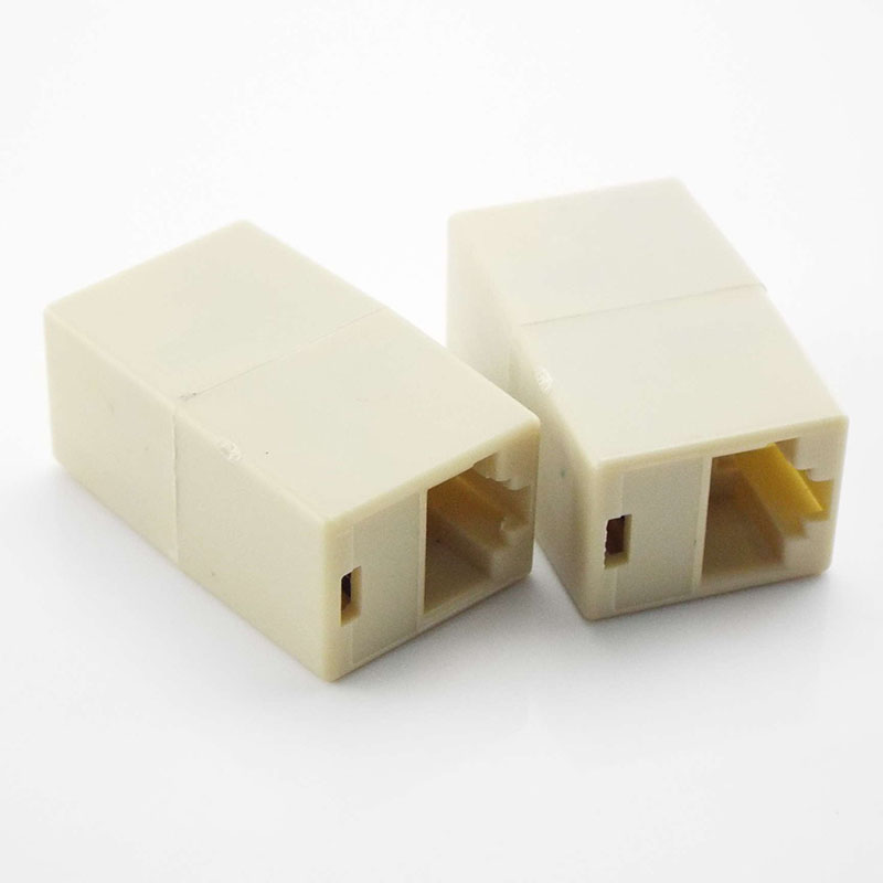 Female to Female Network LAN Connector Adapter Coupler Extender Universal RJ45 Ethernet Cable Extend Extension Converter Changer