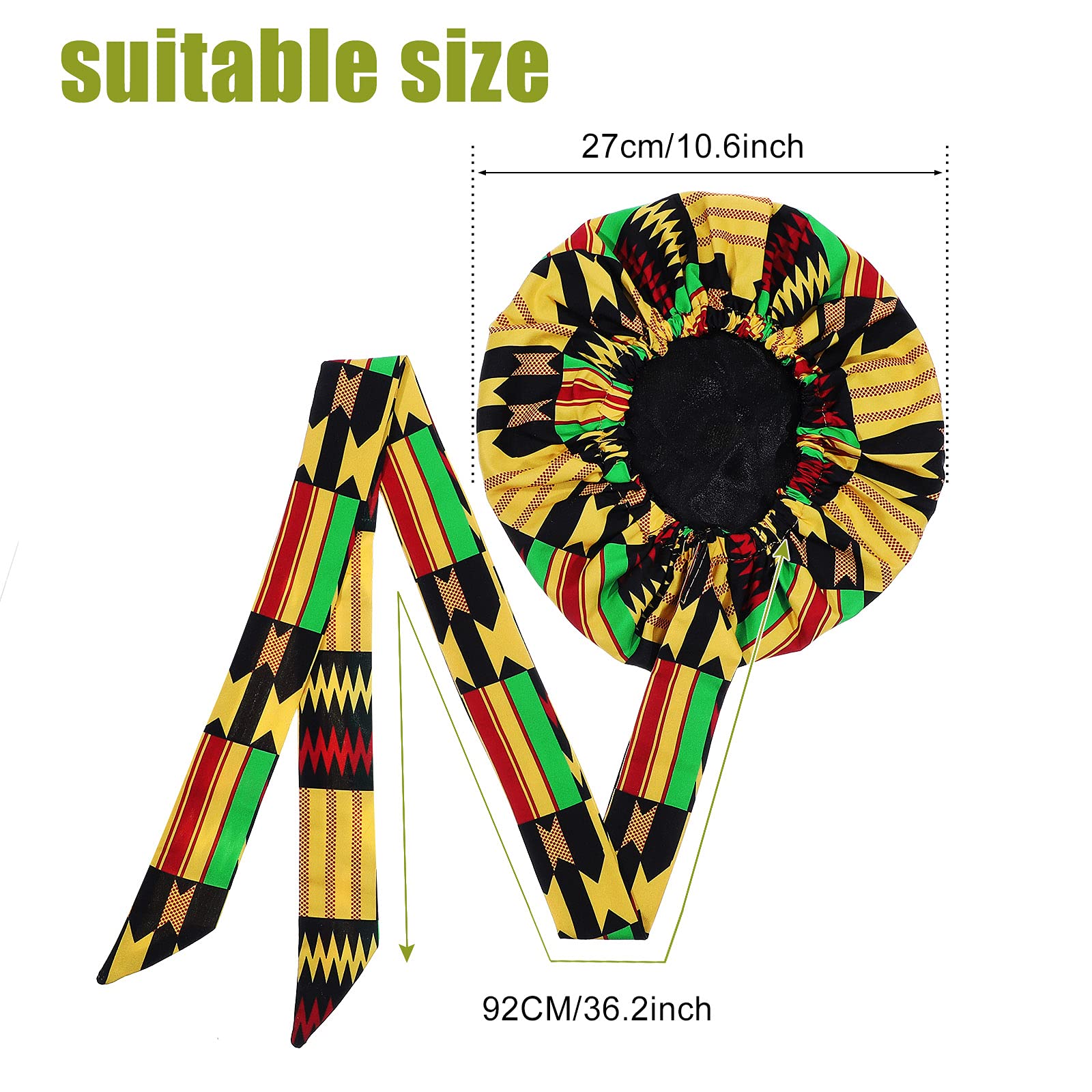 Kids Satijn Gevoerd Hoofddeksels Krullend Haar Bonnet Voor Slapen Afrikaanse Kinderen Hoofd Sjaal Mutsen Caps Jongen Meisjes Wrap Hoofd