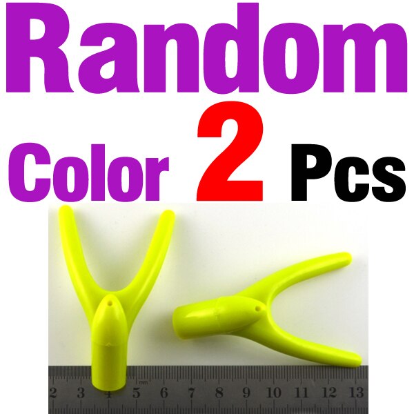 MNFT 2PCS x Plastic Fishing Rod Rest V head Fising Grip Connect With Fishing Rod For Carp Fishing: Default Title