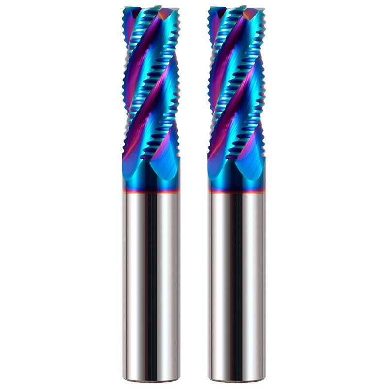 HRC65 Rough Skin Tungsten Steel Milling Cutter 3MM To 20MM CNC Milling Cutter Special Milling Cutter For Steel Roughing