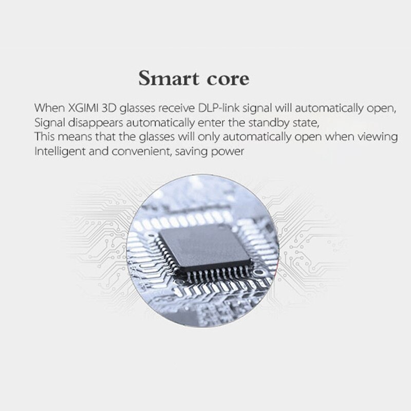 4 pièces lunettes 3D à obturateur actif pour DLP Link Compatible 96-144HZ avec projecteurs Optama /Acer/BenQ /ViewSonic/XGIMI DLP Link