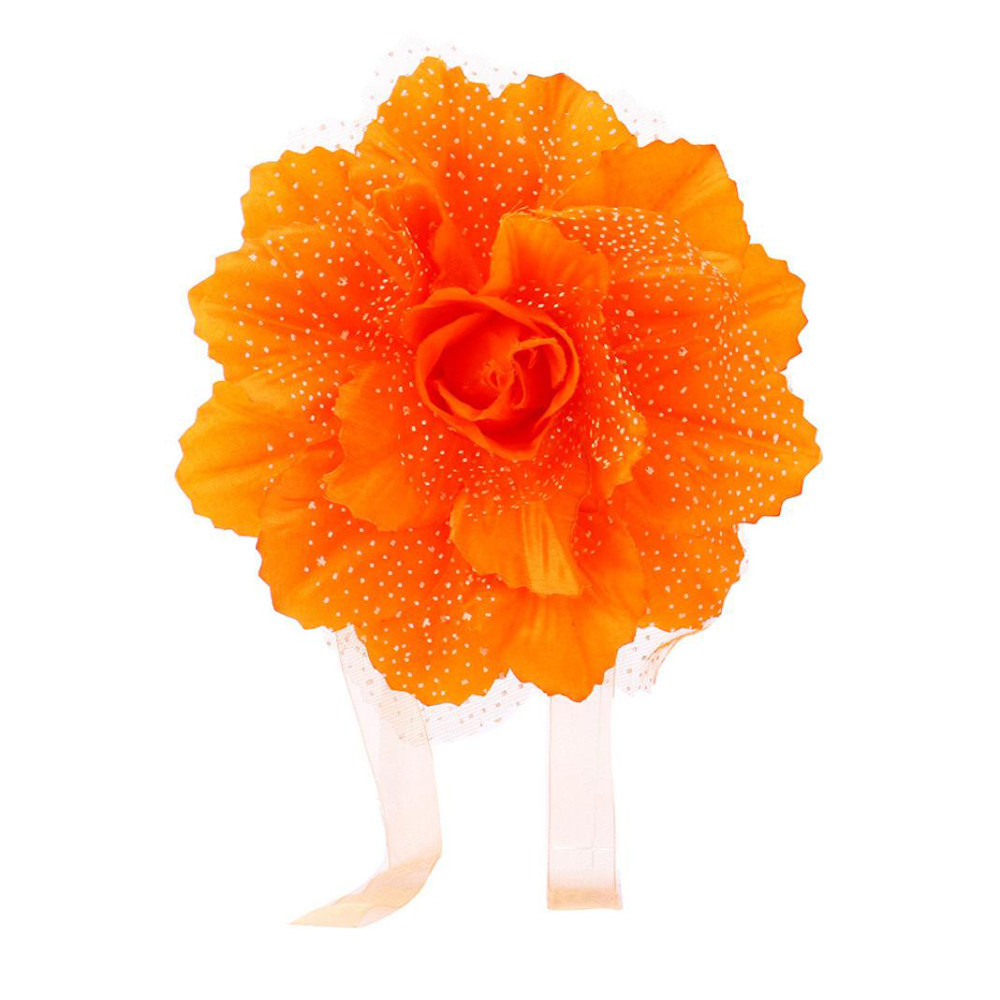 2 stk beste pionblomst gardin klips på bånd rygg holder panel til vindu gardiner dekorativt tilbehør binde rygg #007: B