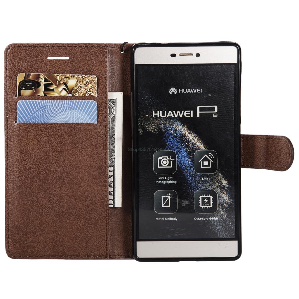 Cover for Huawei P8 GRA-L09 GRA-UL00 GRA-UL10 Leather Flip Cover Wallet Case Cover for Huawei P 8 GRA L09 UL10 UL00 Phone Frame