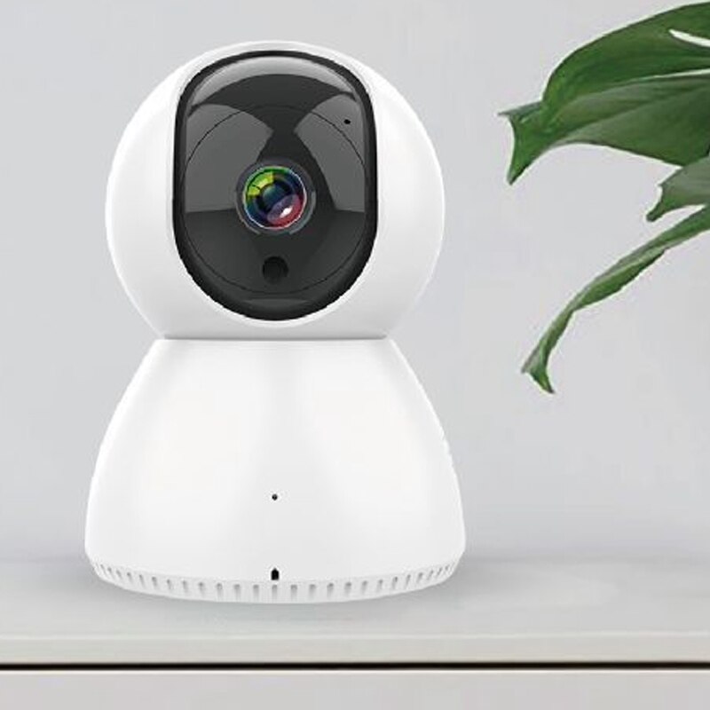 Indendørs kamera 1080p hd baby monitor wifi kamera med fjernbetjening, infrarød nattesyn, bevægelsesdetektering