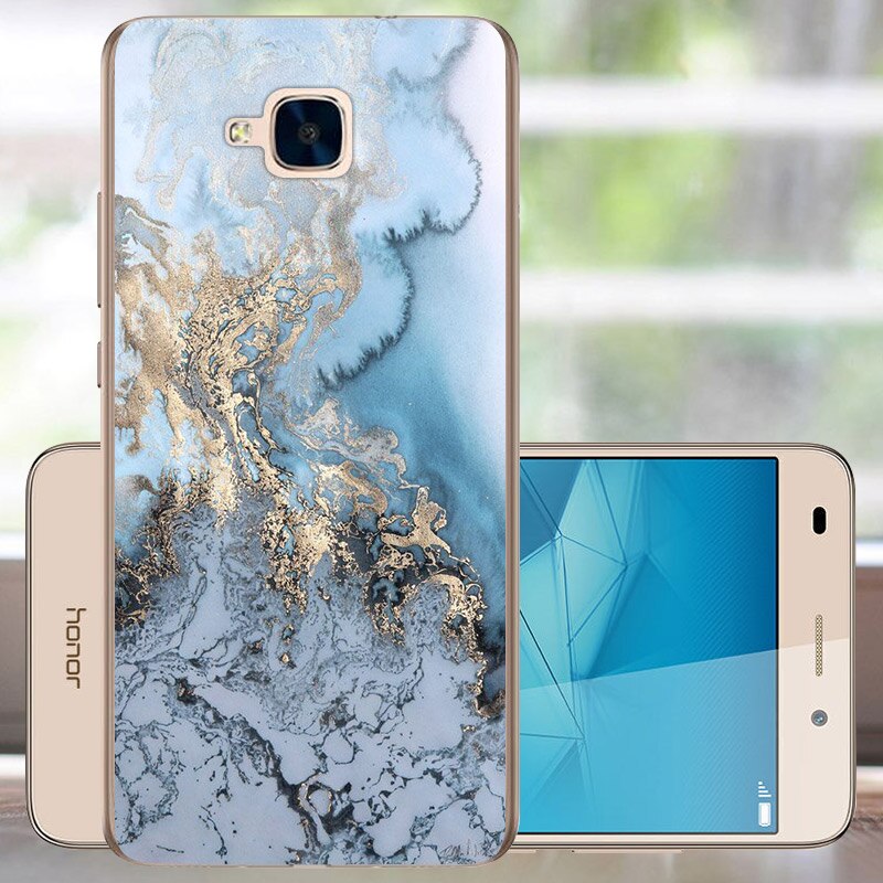 Fanatu huawei honor 5c hoesje geen vingerafdrukgat ru versie achterkant beschermhoes voor huawei honor 5c zacht tpu siliconen 5.2 " funda: Dls