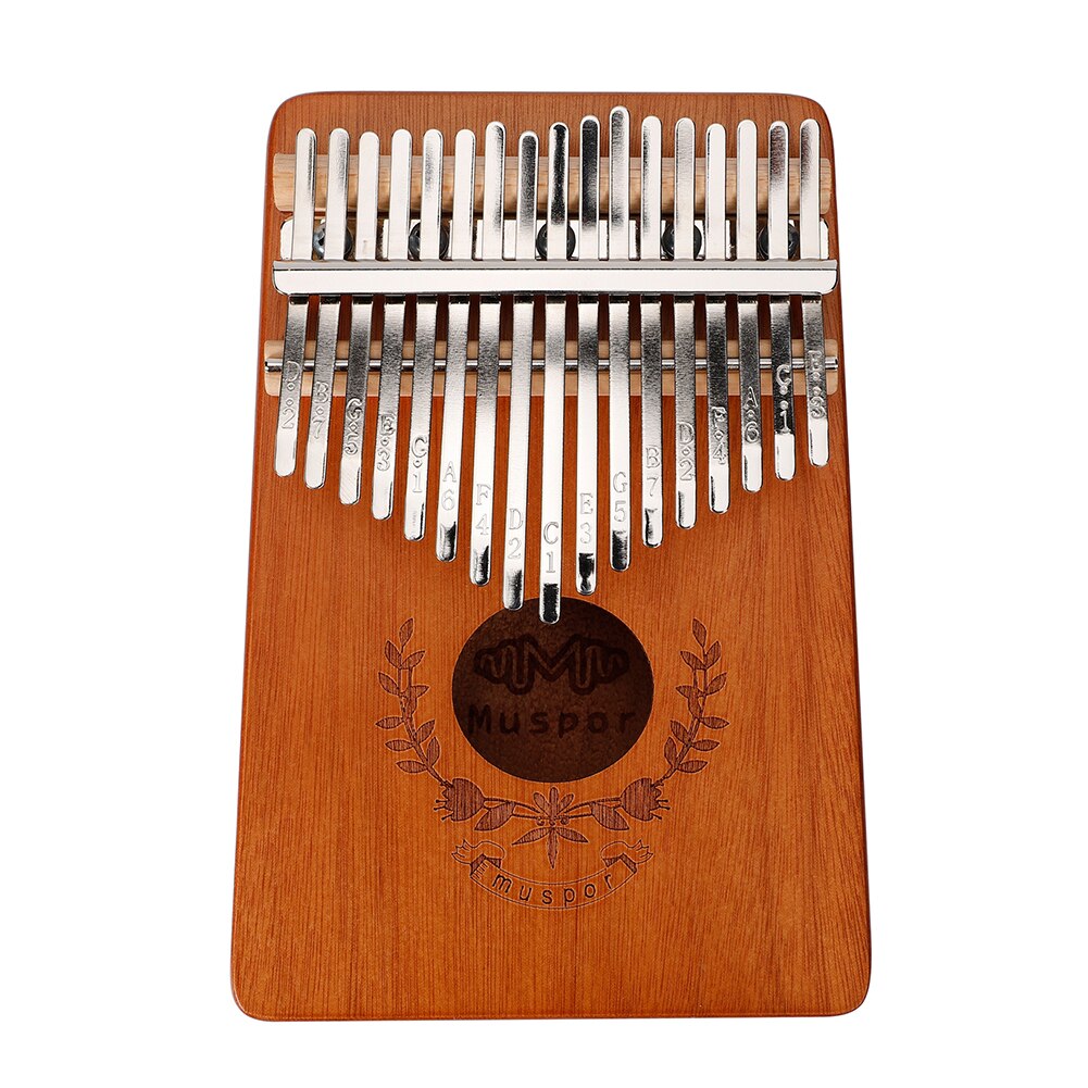 Instrumentos Musicales de 17 teclas con de ciervos Kalimba instrumento Musical Acacia pulgar Piano para principiantes