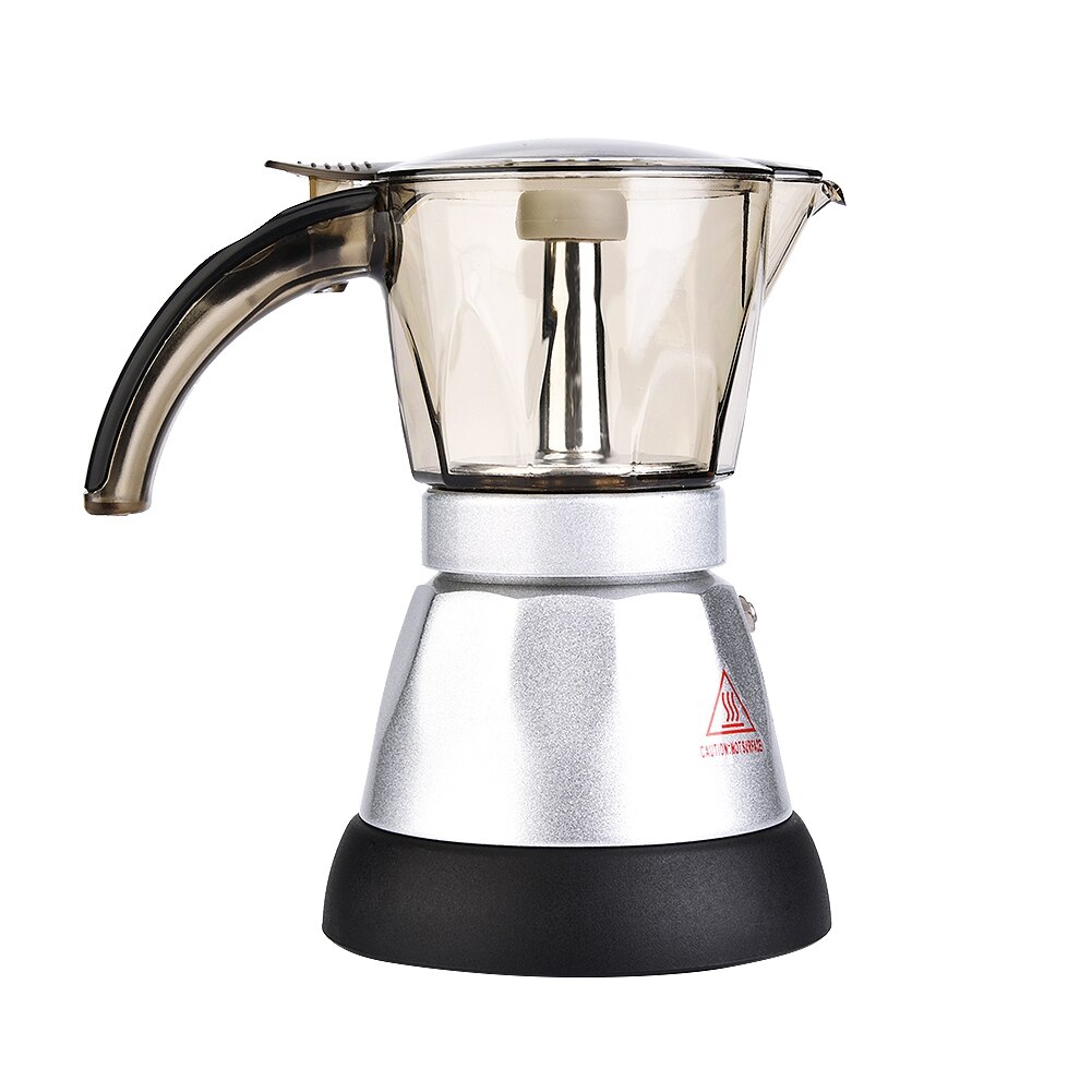 220v 3 to 6 kop elektrisk italiensk top moka kaffekande perkolatorer værktøj filterpatron aluminium elektrisk espressomaskine