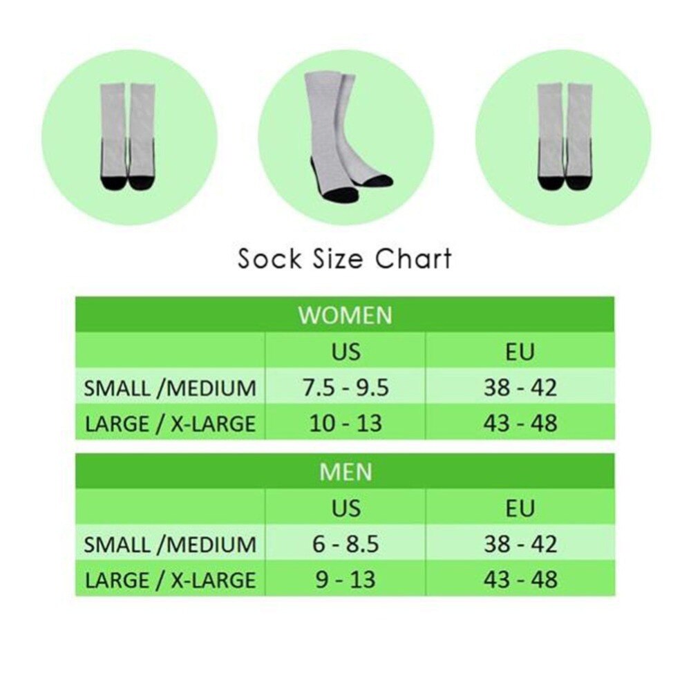 INSTANTARTS Elastic Socks Women Chemistry Printed Basketball Soccer Sport Socks Outdoor Running Fitness Socks