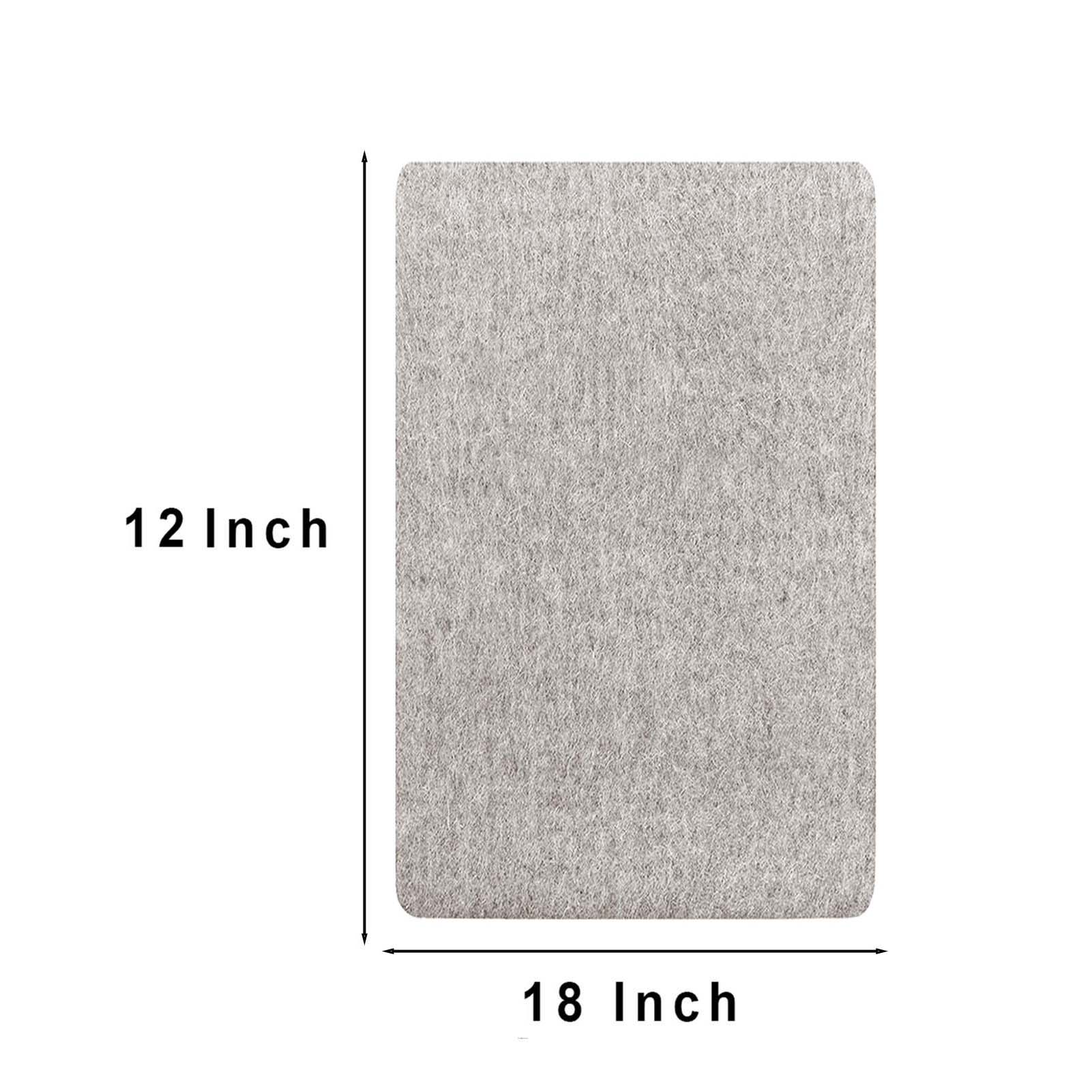 1 stk. uld strygemåtte/underlag til quiltning, varmebestandig, nem at presse, perfekt til rejser og bærbart strygebræt til rejser