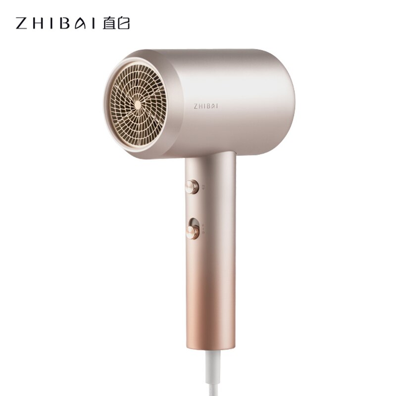 ZHIBAI Anion-sèche-cheveux dégradé Rose, sèche-cheveux à ventilateur, magnifiquement emballé et Portable pour le voyage: EU