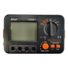 Vici VC60B+ Digital Insulation Resistance Tester Megohmmeter 1000V Wide Range High Voltage Sound And Light Buzzer Alarm