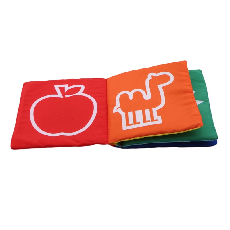 Książeczka dla dzieci rozwój inteligencji zabawka edukacyjna ściereczka robić nauki poznawaj książki dla dzieci cicha książka: czerwony