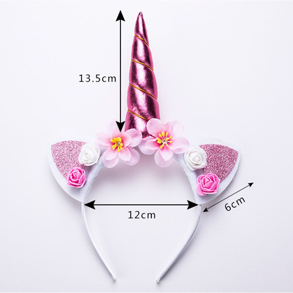 Prowow Fantasie Einhorn Diademe Für Mädchen Haarband Baby Mädchen Geburtstag Stirnband Kunststoff Prinzessin Haar Für Stirnband freundlicher Zubehör