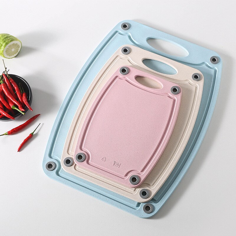 Wheat straw chopping board block