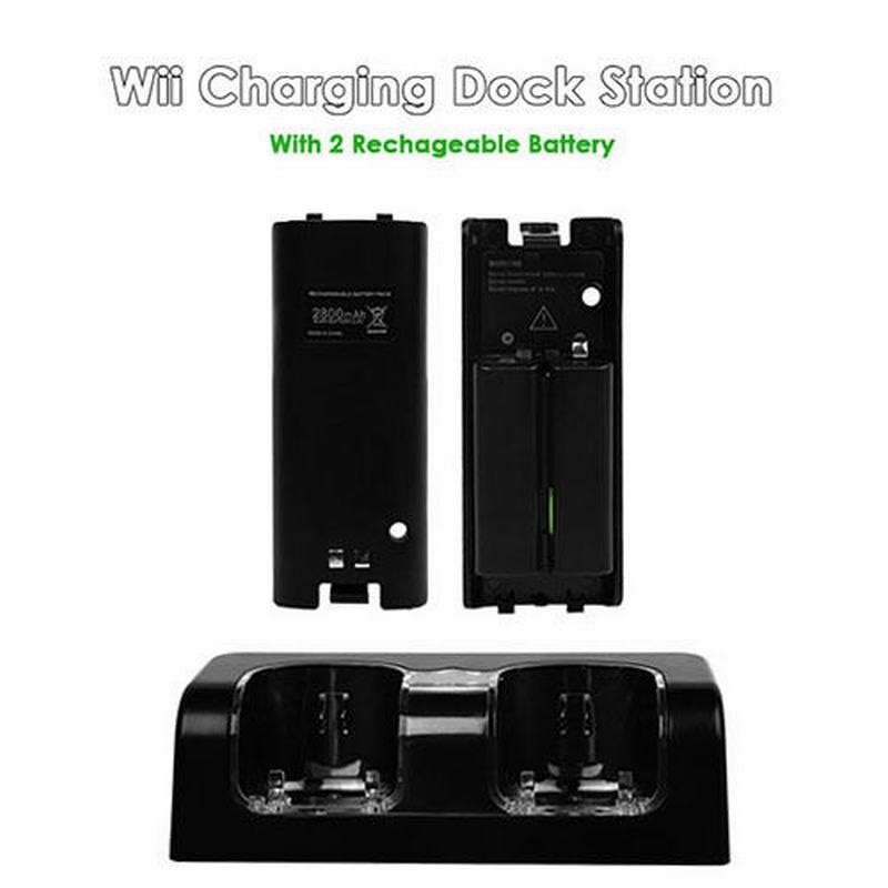 Oplaadbare 2/4 Charger Dock Station + 2/4Pack Batterijen Pack Remote Controller Charger Voor Nintendo Wii Remote Controller