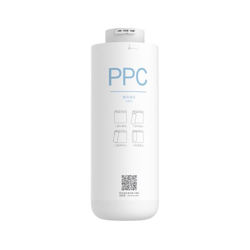 Xiaomi-filtro purificador de agua PPC, filtro compuesto de ósmosis inversa, filtro trasero de carbón activado para C1 y MRB23, Original