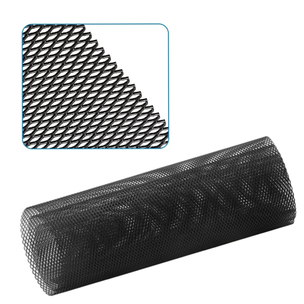 1pc 100 cm x 33 cm / 39.37 inch x 12.99 inch Car Grill Mesh Sheet for Most Vehicle Bumpers, Body Kits, and Grille Openings
