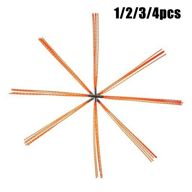 Chimney Sweep Power Sweeping Chimney Brush DIY Set Flexible Spare Bristles Nylon Brush Cleaning Tool Fireplaces Stoves Winter: 4PC