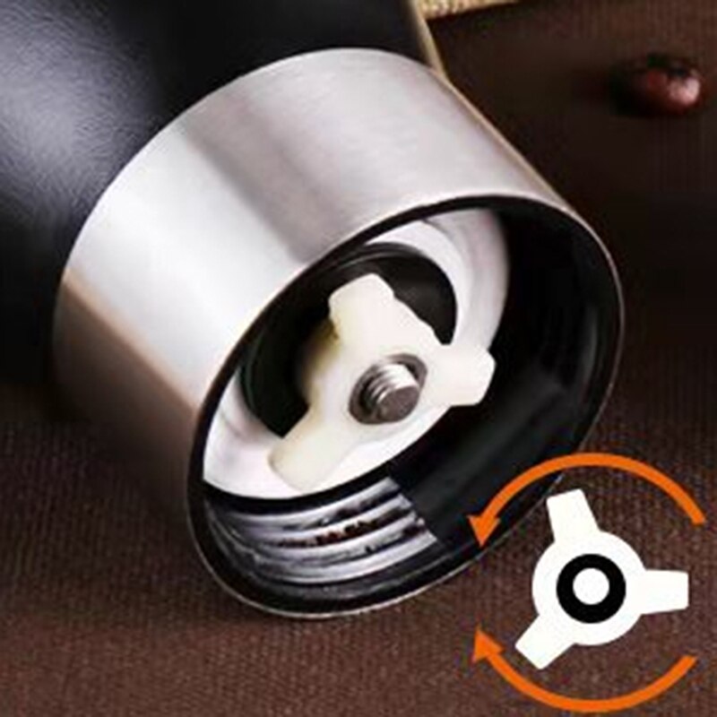 LUOJINYI Handmatige koffiemolen, 40 standen instelbaar met 30 g capaciteit, zeer nauwkeurige conische molen met zwengel, draagbare handkoffiemolen voor espresso, puur over, French Press LUOJINYI Handmatige koffiemolen, 40 standen instelbaar met 30 g capaciteit, zeer nauwkeurige conische molen met zwengel, draagbare handkoffiemolen voor espresso, puur over, French Press