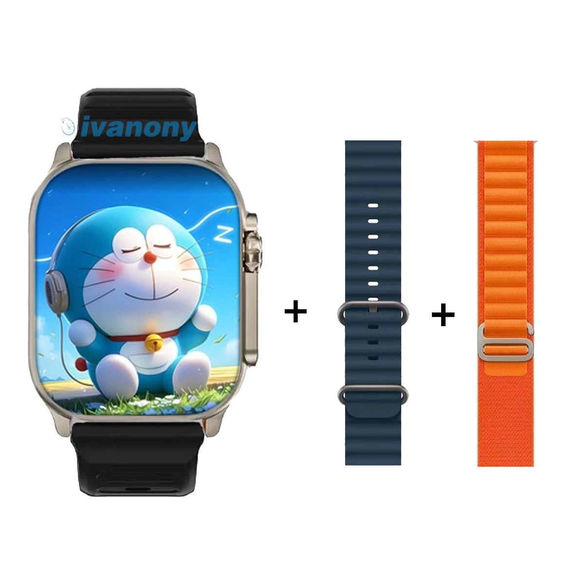 Oryginalny inteligentny zegarek Witaj 3 plus ultra Amoled 49mm 4GB/Rom Whatsapp przypomnienie zdalna muzyka asystent głosowy kompas Smartwatch: zielony