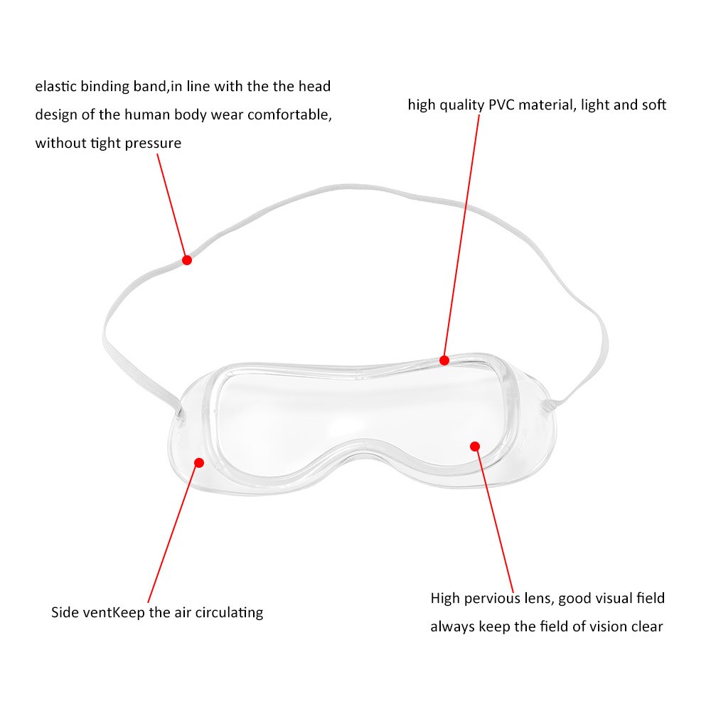 Veiligheidsbril Werk Lab Eyewear Veiligheidsbril Bril Bescherming Goggles Eyewear Werk Anti-Fog