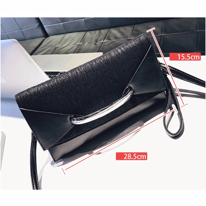 Envelope Clutch Bag Women Leather Luxury Handbags Birthday Party Evening Clutch Bags For Women Ladies Shoulder Clutch Bag Purse