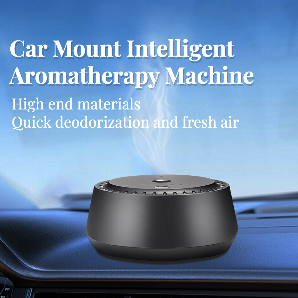 Car Mounted High-End Intelligent Spray Fragrance With Strong And Long-Lasting Aroma Alloy Material Accessory Car Air Freshener