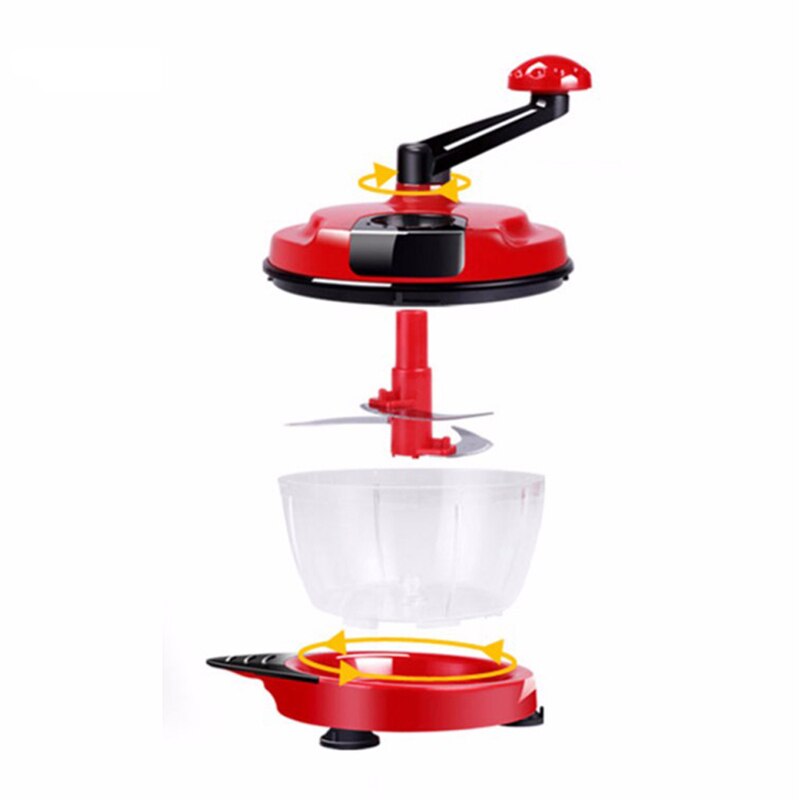 2.5L Manual Meat Processor Mixer Stainless Steel Meat Cutter Multifunctional Hand Carrot Vegetable Grater Dicer Tools
