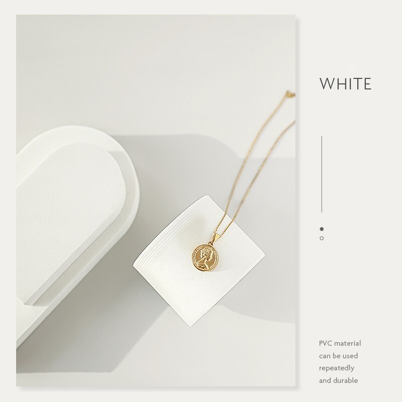 Fondos de PVC para fotografía, tablero Morandi de Color sólido, Fondo de foto, productos, comida, juguete, cosméticos para sesión de fotos: White