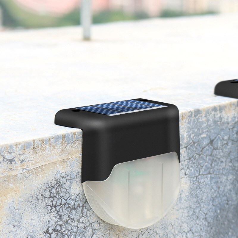 4X Solar LED Bright Deck Lights Outdoor Garden Patio Railing Decks Path Lighting Garden Landscape Supplies