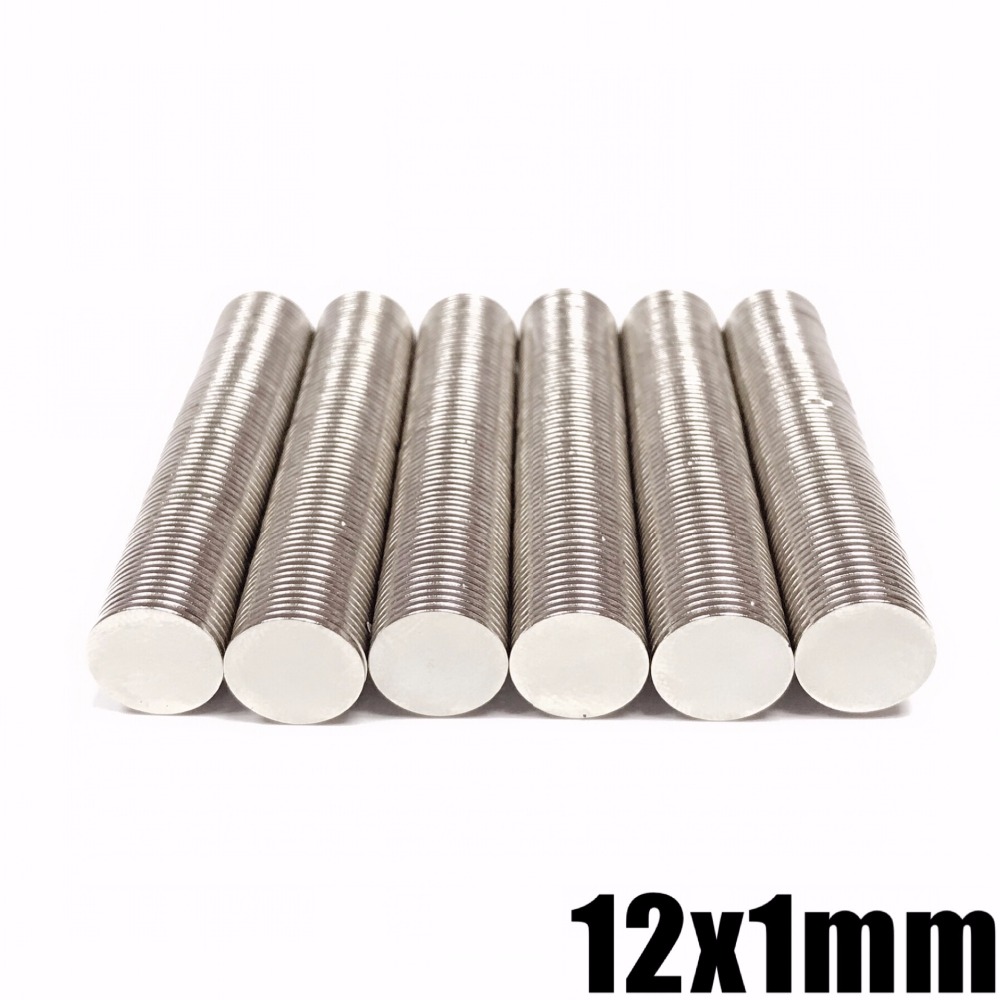 10/20/50/100 Pcs N35 12 Mm X 1 Mm Sterke Ronde Magneten Dia 12X1 Mm Neodymium Magneet Zeldzame Aarde Magneet 12*1 Mm