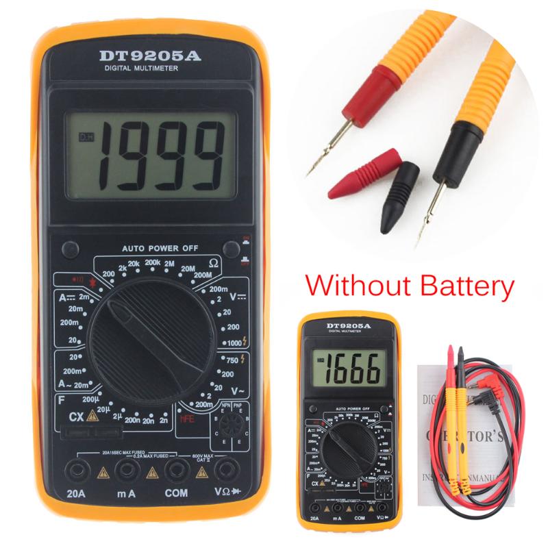 DT-9205A Handheld Lcd Digitale Multimeter Ac/Dc Vo... – Grandado