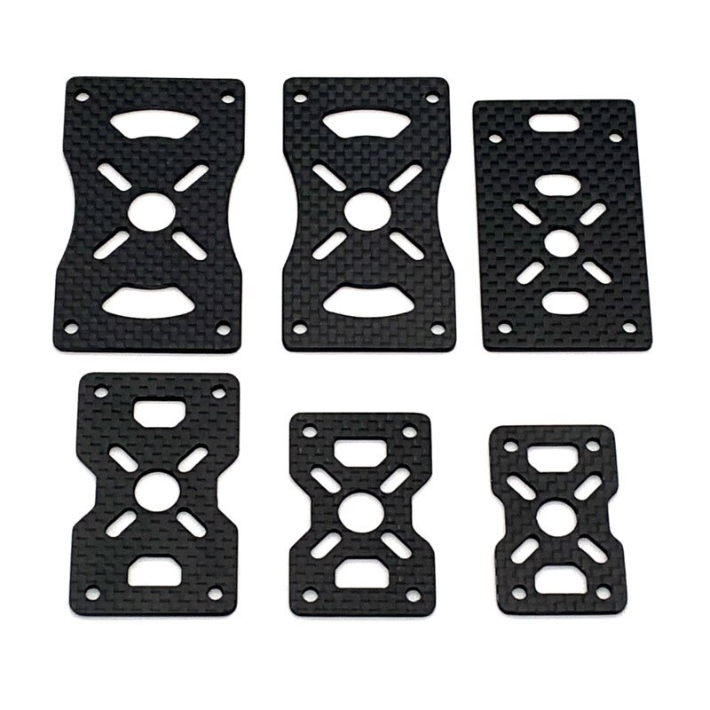 3K Carbon Fiber Motor Seat 4-6 Multi-As Motor 16 ~ 30Mm Buis Carbon Plaat