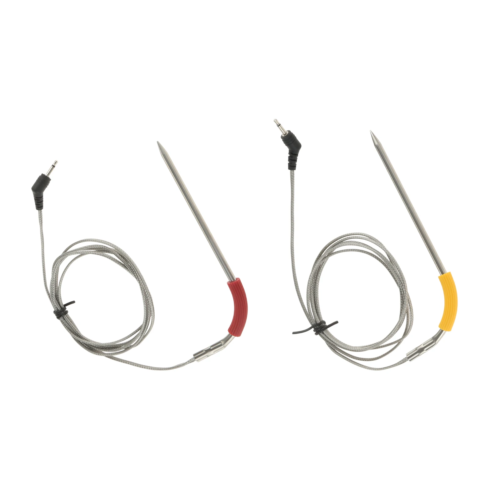 2 Stück/1 Satz Grill-Temperaturfühler Ersatz für Weber Igrill 2/3/Mini-Serie Edelstahl Fleisch Interner Monitor Sensor BBQ