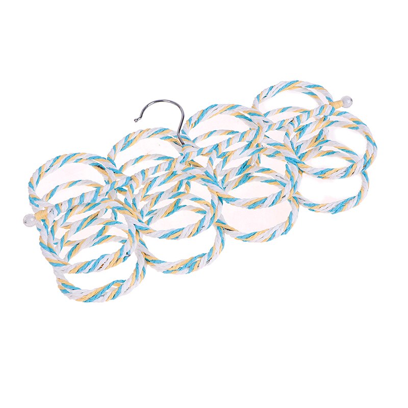 9/20/28 trous multifonction écharpe cintre Multi foulards affichage accrocher cravates ceinture organiser cercle stockage support écharpe anneau cadre