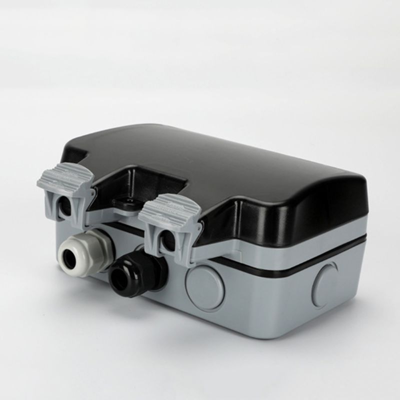 2 Gang IP66 Waterproof Outdoor Extension Lead Double Socket Six-hole 13A UK Plug Home Improvement Hardware Electrical