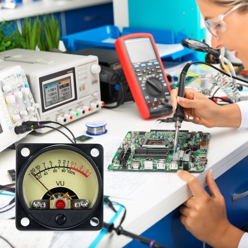 11XA TR-35 Vu Meter Header Led 2.8-3.8V 20MA Db Niveau Header Voor Opname