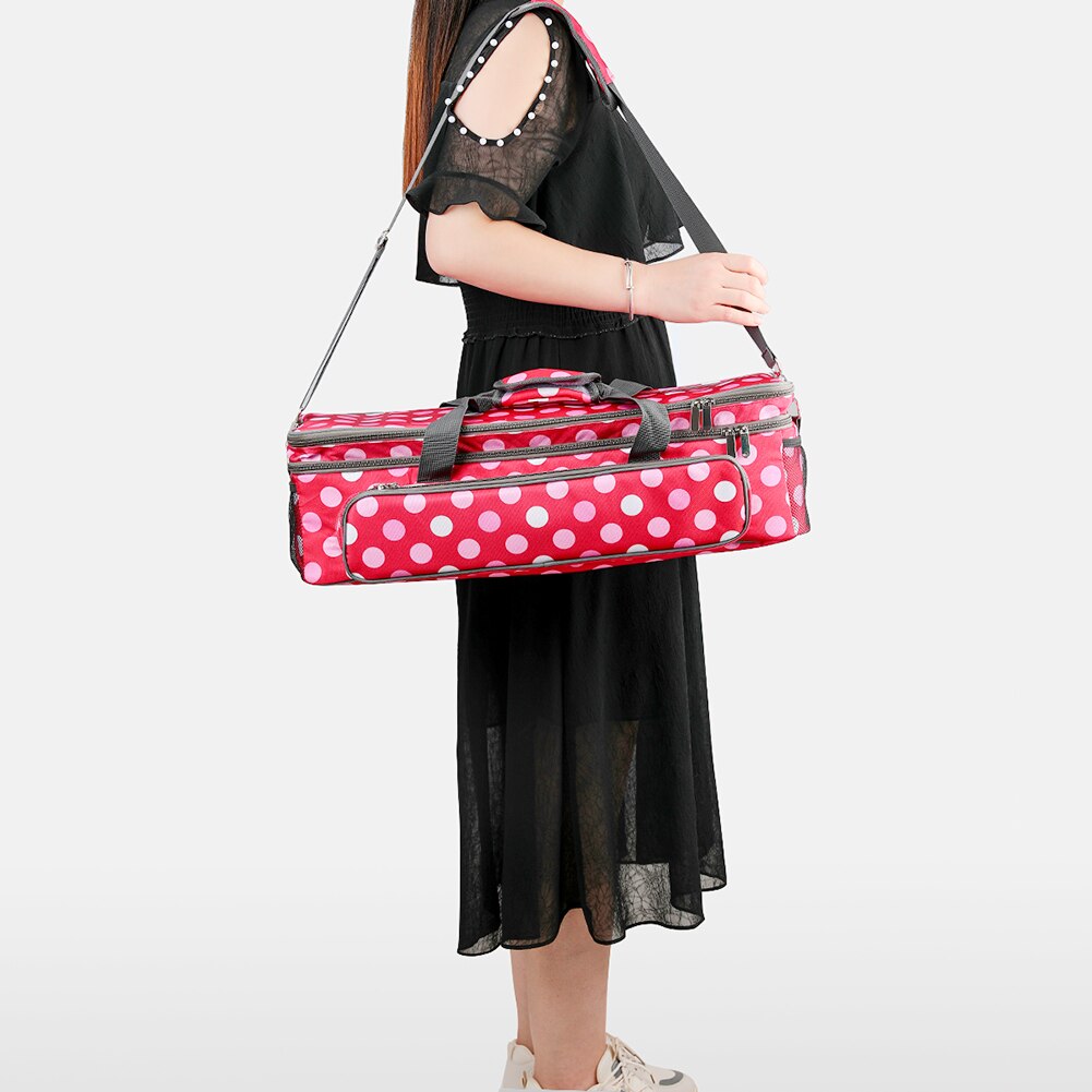 Embroidery Thread Storage Bag Large Capacity Knitting Crochet Hooks Organizer Thread Yarn Case Holder Sewing Tools Bag