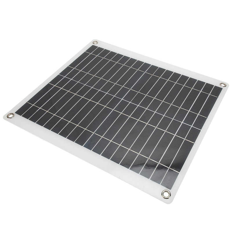 25W Portable Flexible Polycrystalline Solar Panels Charging Board Solar System DIY For Battery Cell Phone Chargers Portable