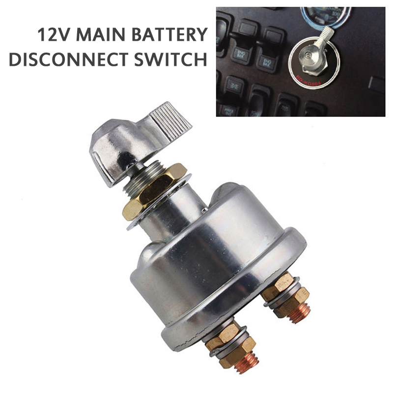Mini Koperen Batterij Switch Quick Cut-Off Disconnect Switch 12V Master Batterij Disconnect Switch 2 Post Spst Doden auto Accessoires